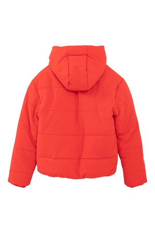 Blusão acolchoado com capuz - Vermelho - IKKS Júnior