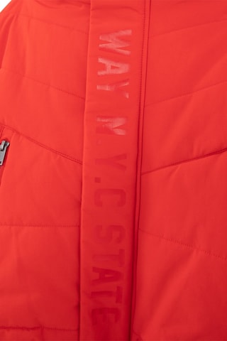 Blusão acolchoado com capuz - Vermelho - IKKS Júnior