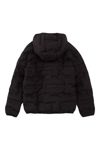 Blusão acolchoado com capuz - Preto - IKKS Júnior