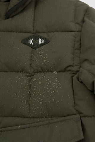 Blusão acolchoado com capuz - Caqui - IKKS Júnior