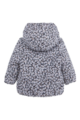 Blusão reversível - Azul-marinho e branco