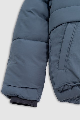 Blusão com capuz - Azul