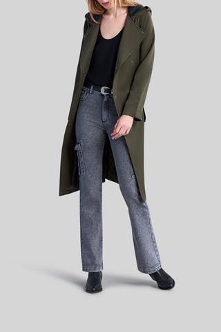 Trench com capuz - Caqui - IKKS