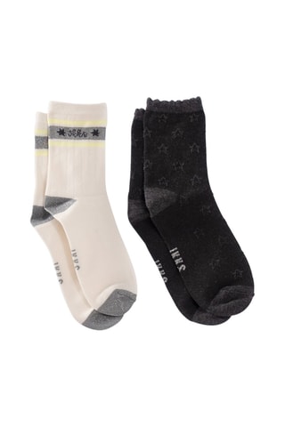 2 pares de meias - Branco - IKKS