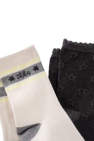 2 pares de meias - Branco - IKKS