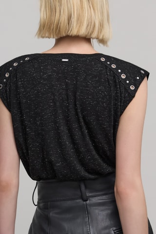 T-shirt loose - Preto