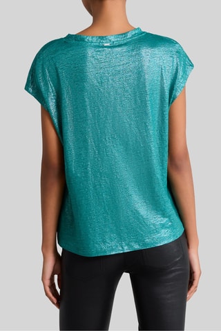 T-shirt em linho - Verde-esmeralda - IKKS