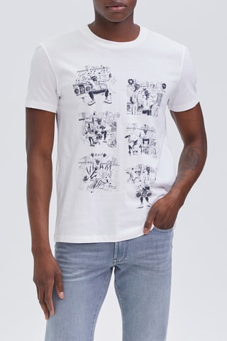 T-shirt em algodão biológico - IKKS