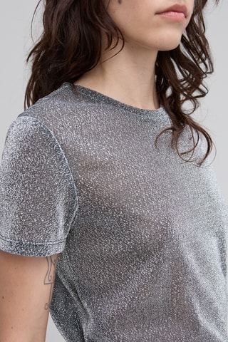 T-shirt - Prateado e cinzento - IKKS