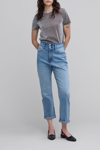 T-shirt - Prateado e cinzento - IKKS