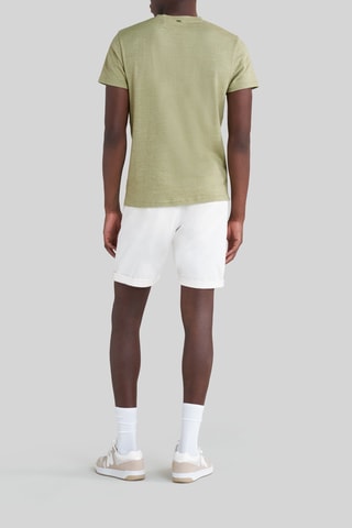 T-shirt em algodão biológico - Pistácio - IKKS