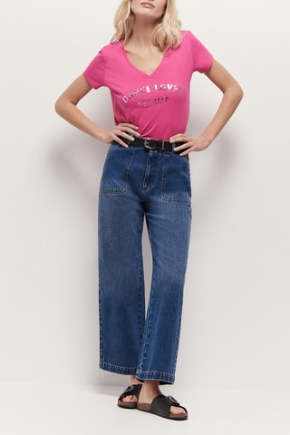 T-shirt - Fúcsia - One Step