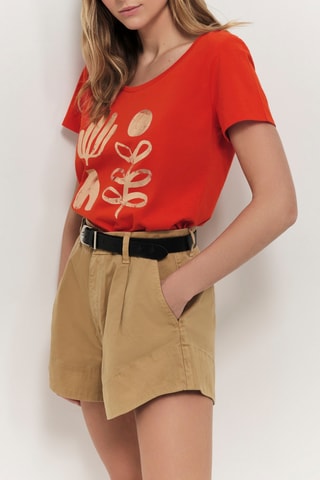 T-shirt - Coral - One Step