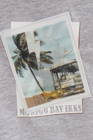 T-shirt - Cinzento mesclado - IKKS