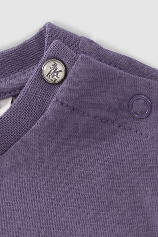 T-shirt em algodão biológico - Violeta - IKKS Junior