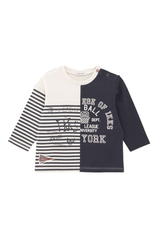 T-shirt - Cru e preto - IKKS Junior