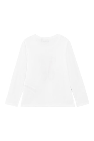 T-shirt em algodão biológico - Branco - IKKS Junior