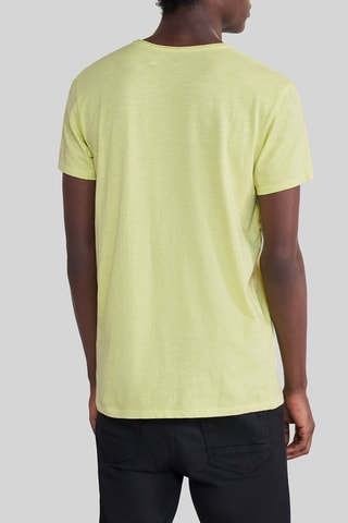 T-shirt em algodão biológico - Verde-azeitona - IKKS