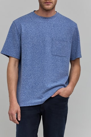 T-shirt - Azul-cobalto mesclado - IKKS