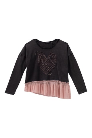 Blusa - Antracite - IKKS Junior
