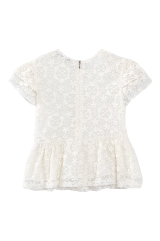 Blusa em renda - Branco - IKKS