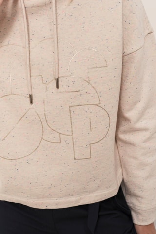 Sweat com capuz - Marfim e dourado