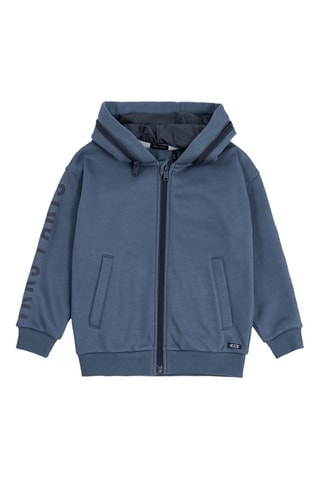 Sweat com capuz - Azul-claro