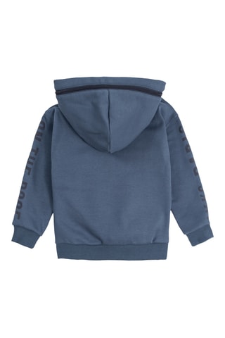 Sweat com capuz - Azul-claro