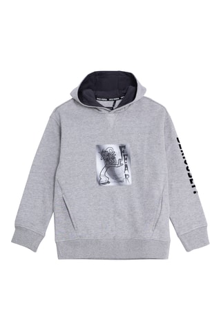 Sweat capuz em algodão biológico Fear Vice-Vesa Disney Pixar - Cinzento mesclado