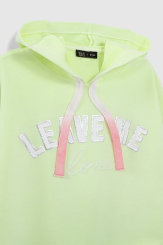 Sweat com capuz - Amarelo-fluorescente - IKKS