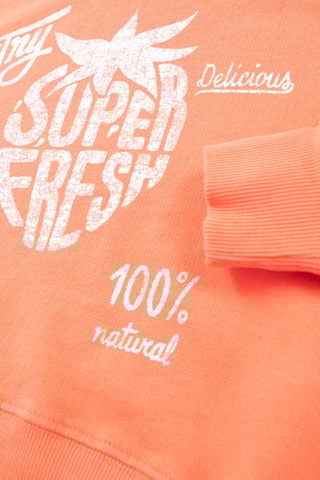 Sweat com capuz - Laranja - IKKS