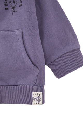 Sweat com capuz - Violeta - IKKS Júnior