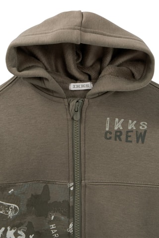 Sweat com capuz - Caqui - IKKS Júnior