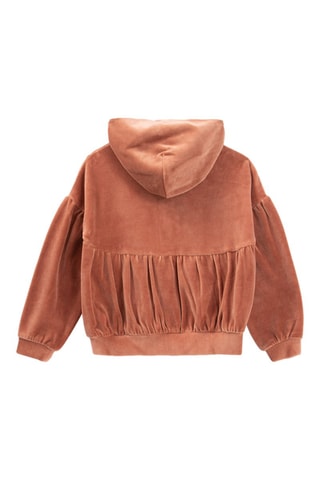 Sweat em veludo - Rosa - IKKS Júnior