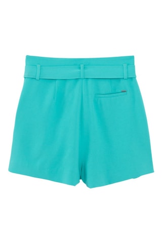 Calções direitos. Turquesa - IKKS