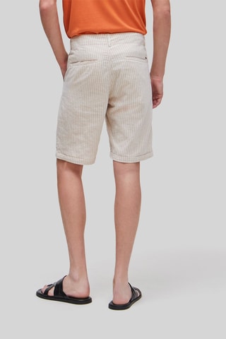 Bermudas chino em linho - Bege - IKKS