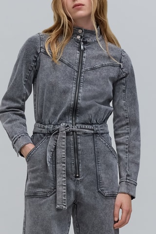 Macacão de ganga - Cinzento - IKKS