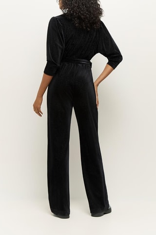 Macacão em veludo - Preto