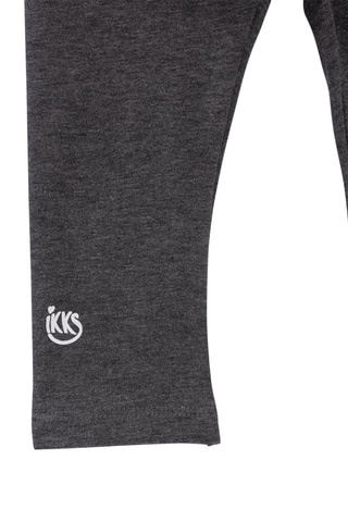 Vestido sweat e leggings - Rosa e cinzento-escuro mesclado - IKKS Júnior