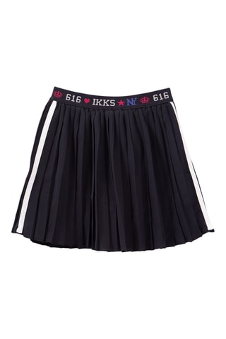 Saia-calção plissada - Azul-marinho - IKKS Júnior
