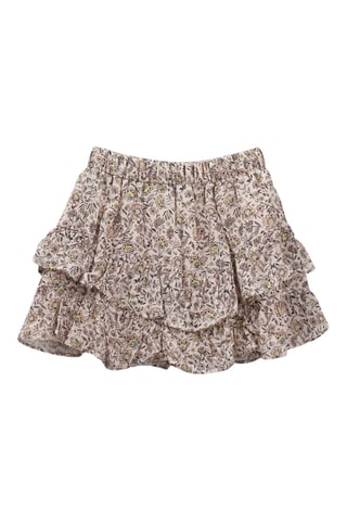 Saia com folhos - Bege - IKKS Júnior