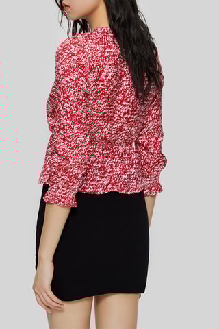 Minissaia de cintura alta - Preto - IKKS