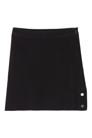 Minissaia de cintura alta - Preto - IKKS