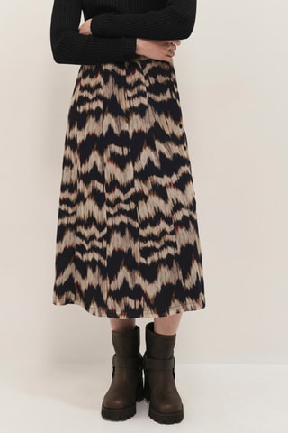 Saia midi - Preto - One Step