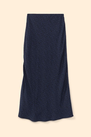 Saia comprida - Azul-marinho