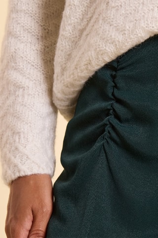 Saia midi - Verde-escuro