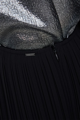 Saia plissada - Preto