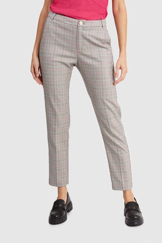 Calças - Branco e castanho - I.Code