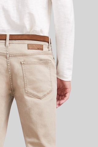 Calças de ganga slim - Bege - IKKS 