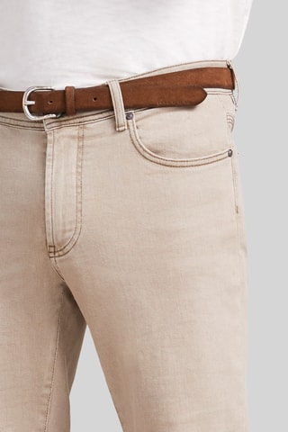 Calças de ganga slim - Bege - IKKS 